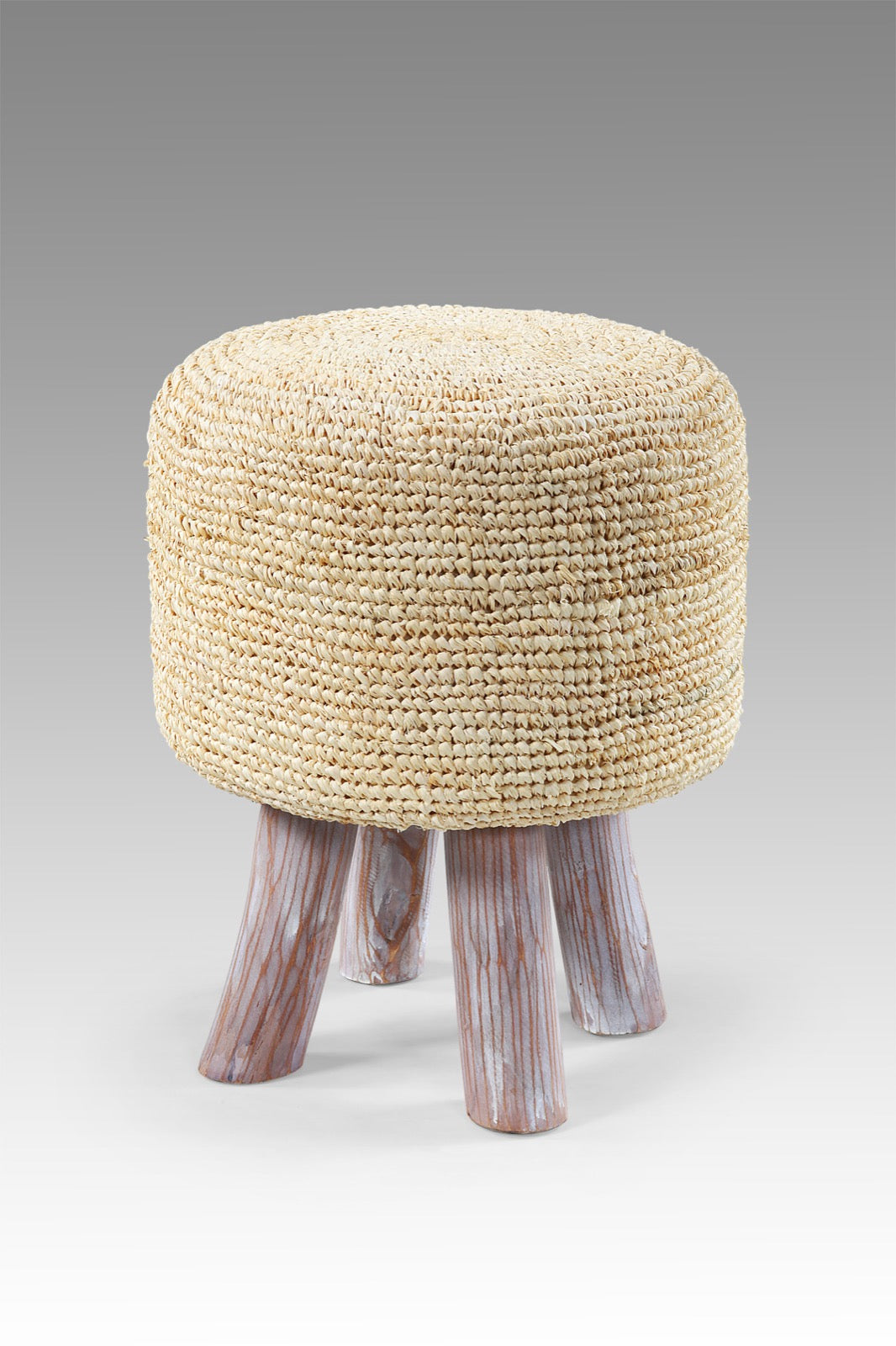 The Odense stool – natural materials, boho furniture handmade in Bali