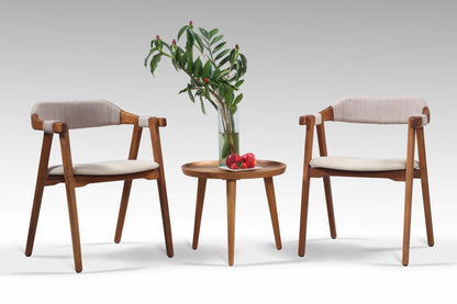 Teak chair Rimini Rope – boho furniture, handwoven and handmade in Bali