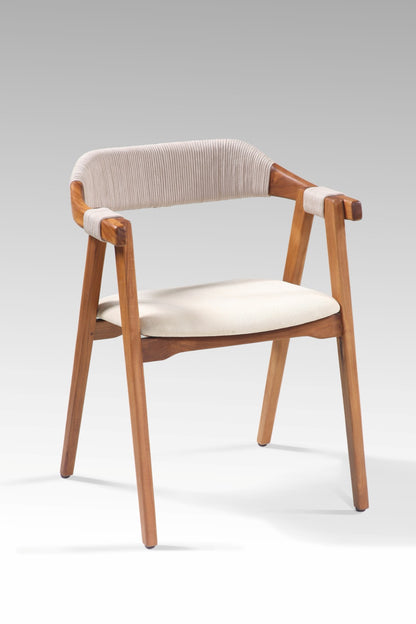 Teak chair – Rimini Rope, natural natural materials in boho style