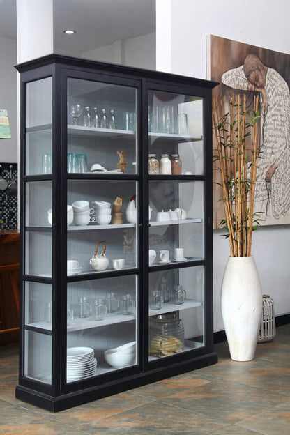 Morten Cabinet With Showcase 2 Doors