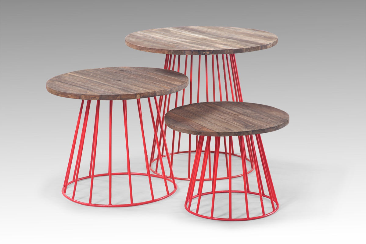 The Skiathos coffee table – natural materials, boho furniture handmade in Bali