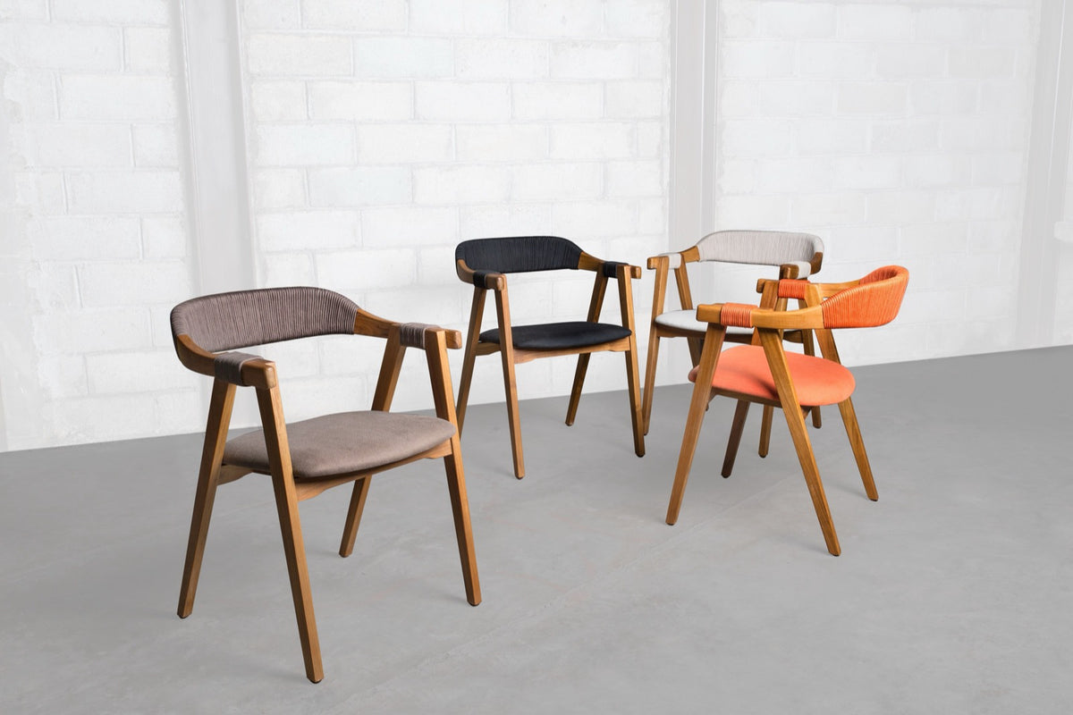 Teak chair – Rimini Rope, natural natural materials in boho style