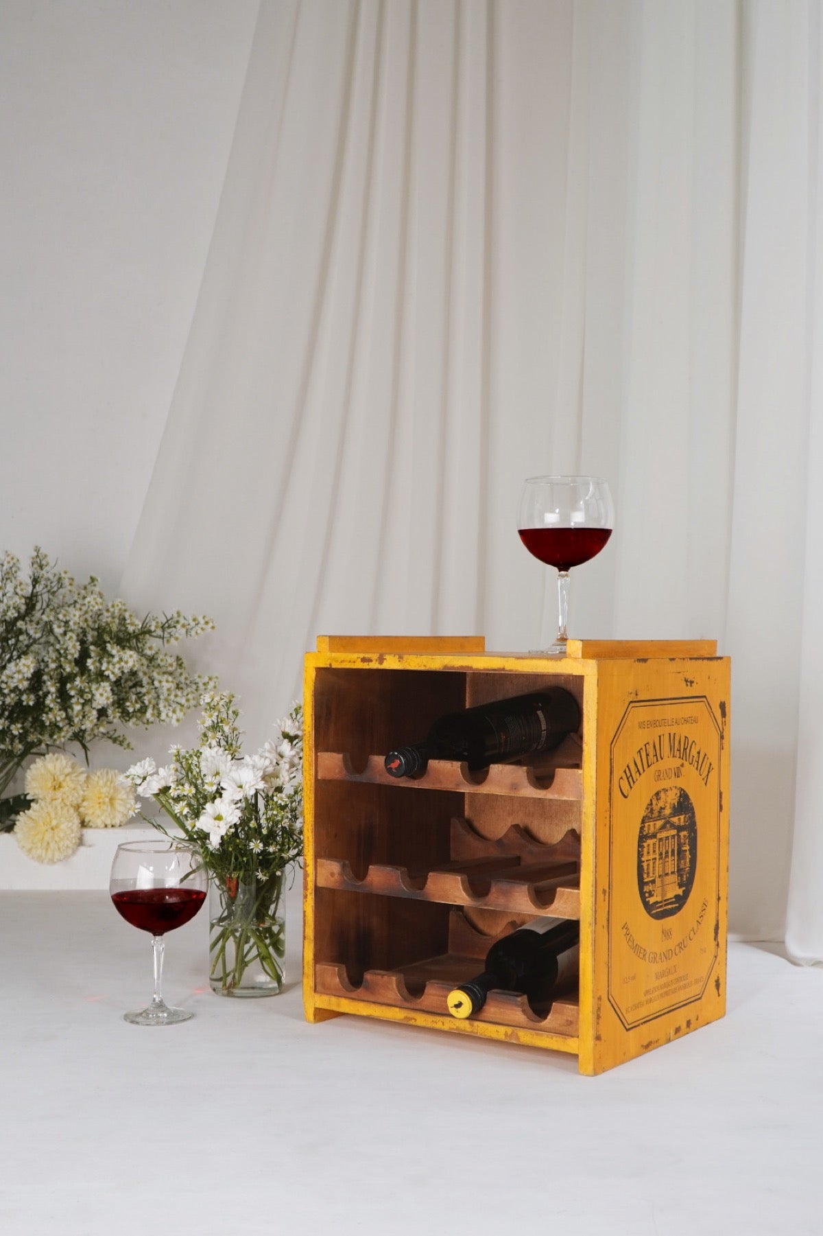 Cube Wine Holder With Letters
