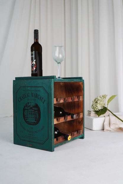 Cube Wine Holder With Letters