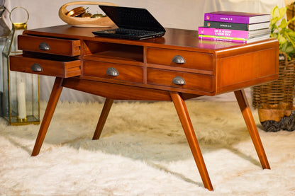 The Stockholm writing desk – natural materials, boho furniture handmade in Bali