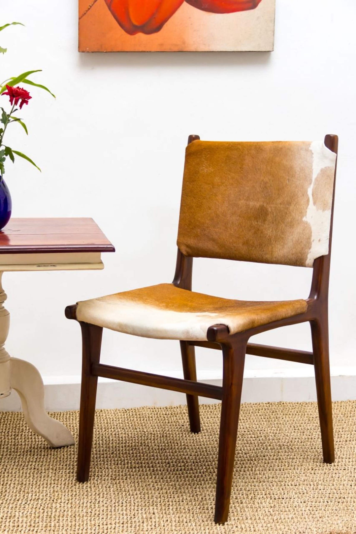 Katjia Dining Chair Leather Cow