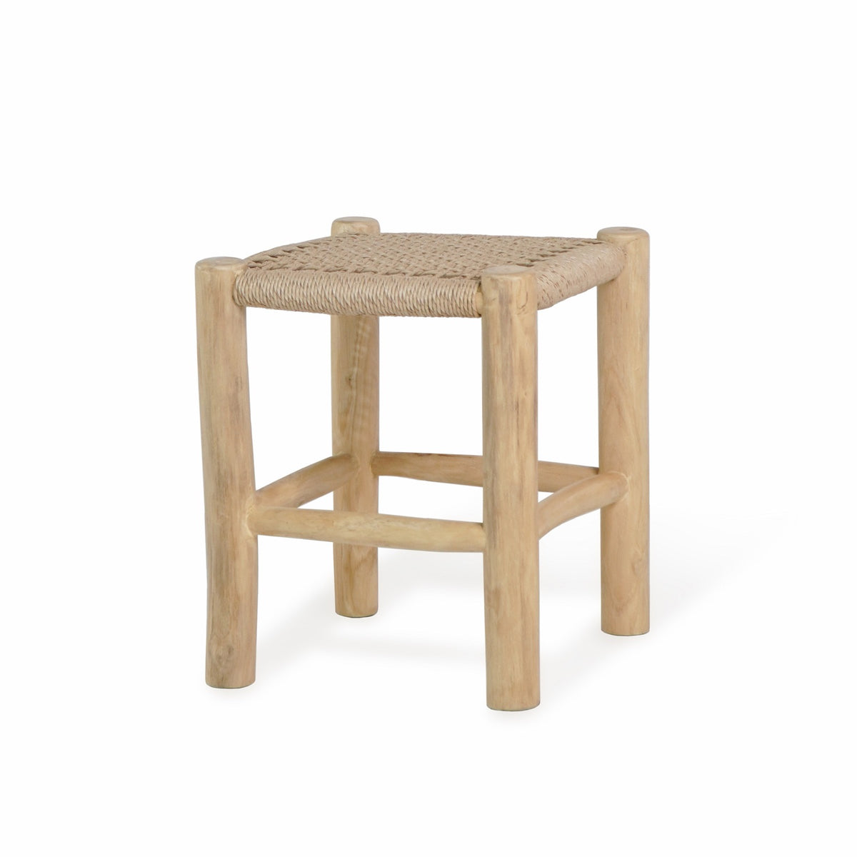 London stool, boho furniture handmade by Balinese artisans