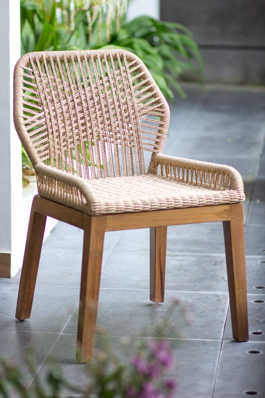 Bali Furniture – Carla Dining Chair Without Cushion – The Carla Dining Chair Without Cushion a