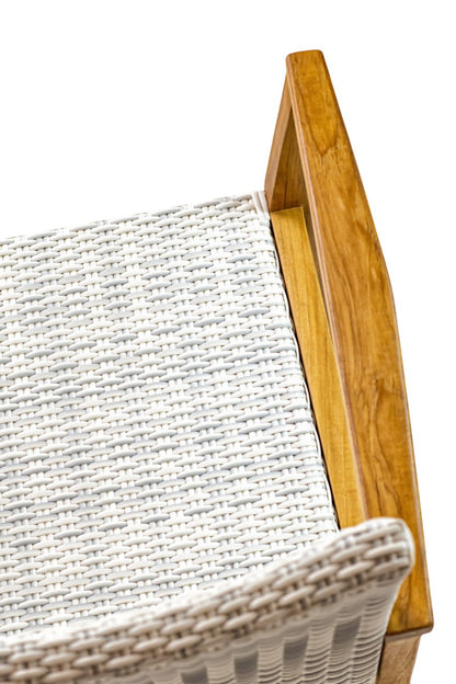 Synthetic rattan armchair Katjia Arm – handmade in Bali, boho style