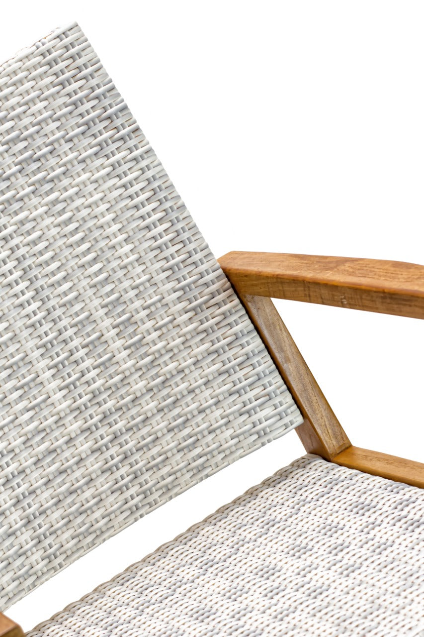 Katjia Arm armchair in natural materials – boho furniture by BaliSouk