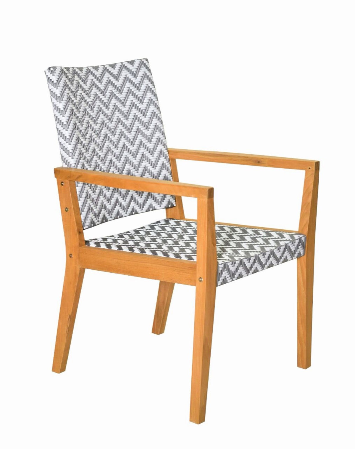 Synthetic rattan armchair Katjia Arm – boho furniture handcrafted in Bali by BaliSouk