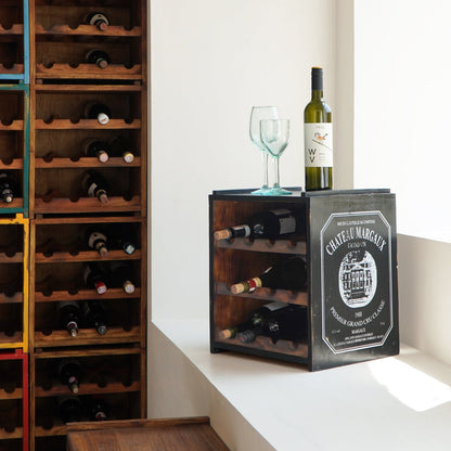 Bali Furniture – Cube Wine Holder With Letters