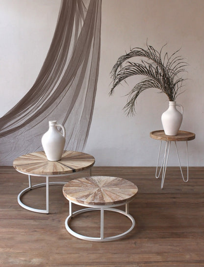 Handmade teak table – the Java, boho furniture made in Bali
