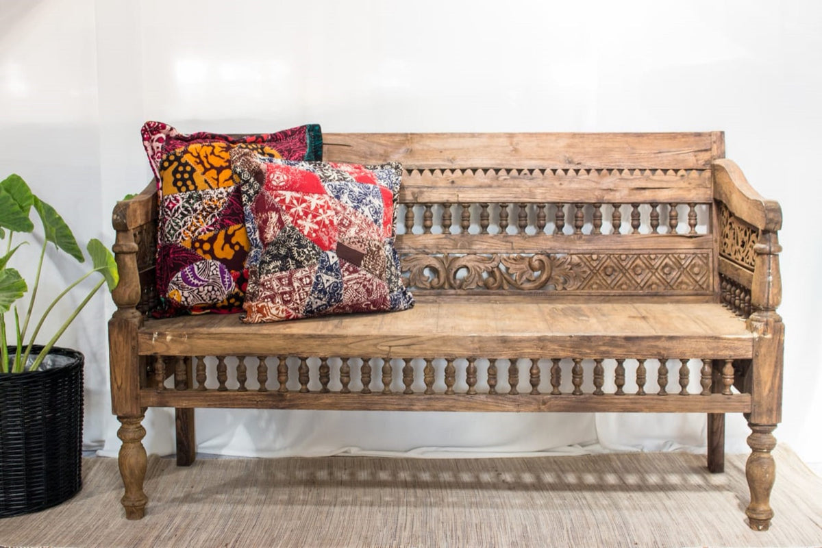Medan Antique Bench Without Cushion