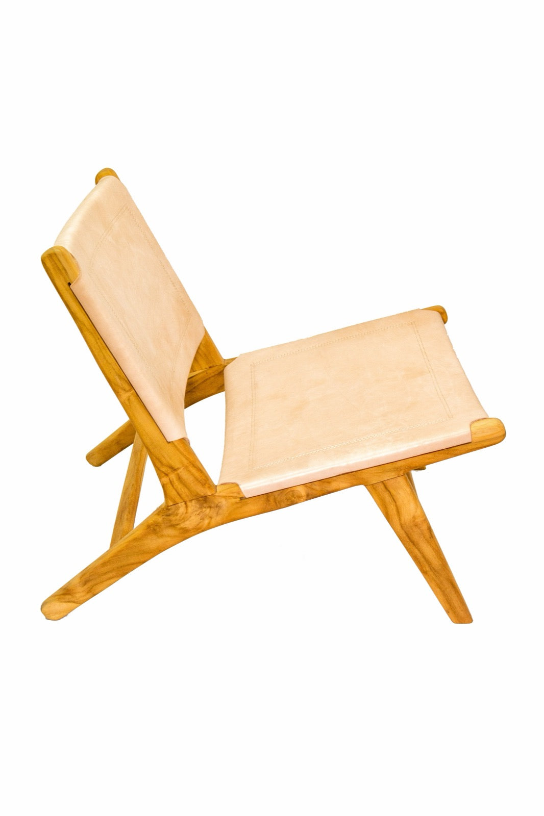 Handcrafted teak lazy chair – Catania, boho furniture from BaliSouk