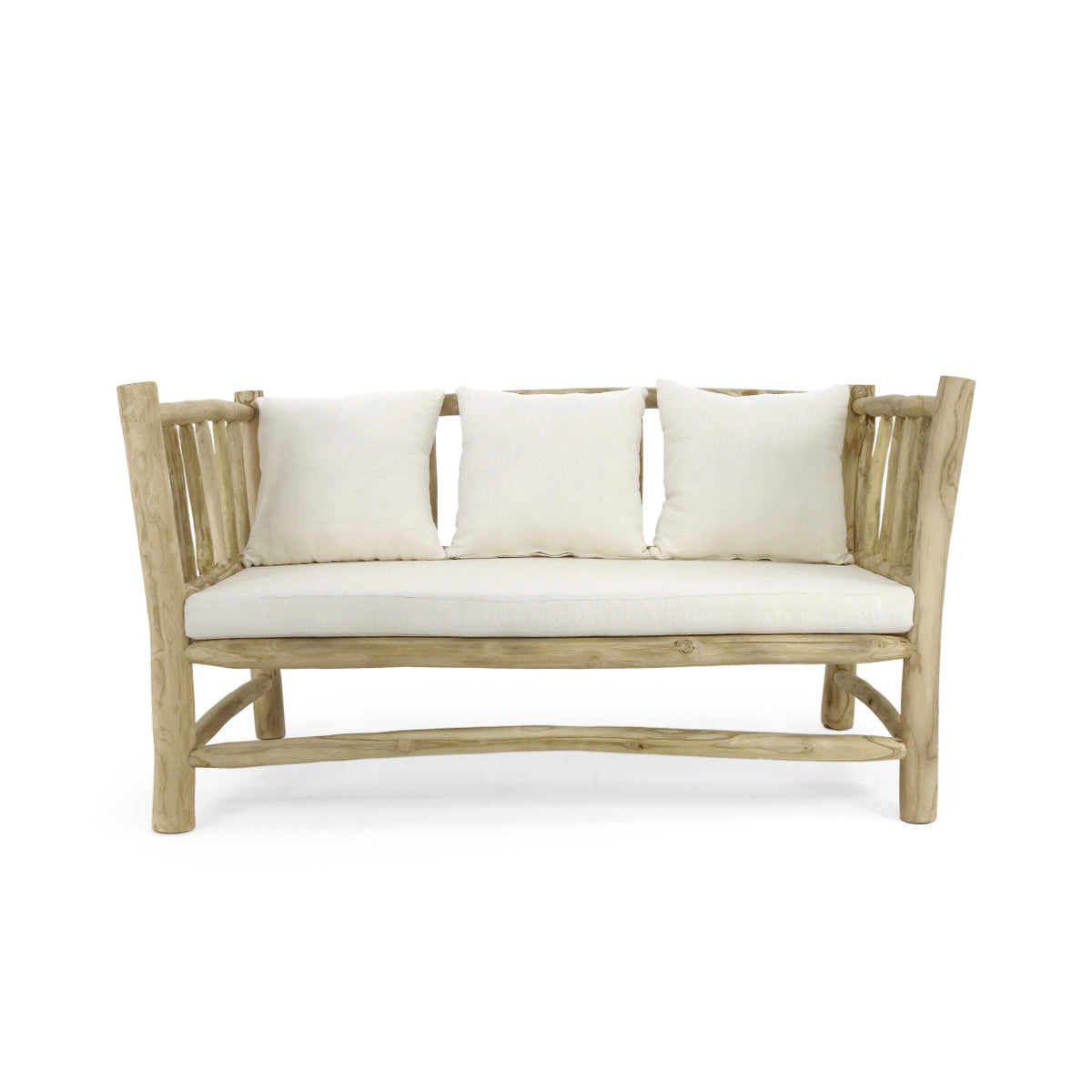 Kristiansand sofa in natural materials – boho furniture by BaliSouk