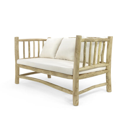 Kristiansand sofa, boho furniture handmade by Balinese artisans
