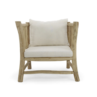Handcrafted teak branch sofa – Kristiansand, boho furniture from BaliSouk