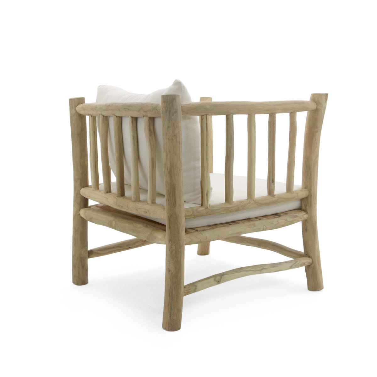 Teak branch sofa Kristiansand – handmade in Bali, boho style