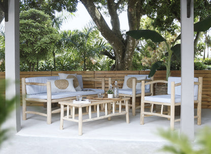 Kristiansand sofa in natural materials – handmade boho furniture from Bali