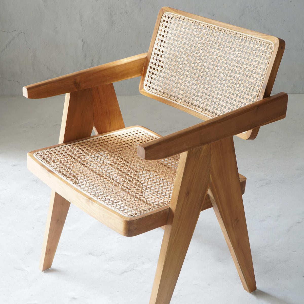 Eiffel A Chair Without Cushion Brown