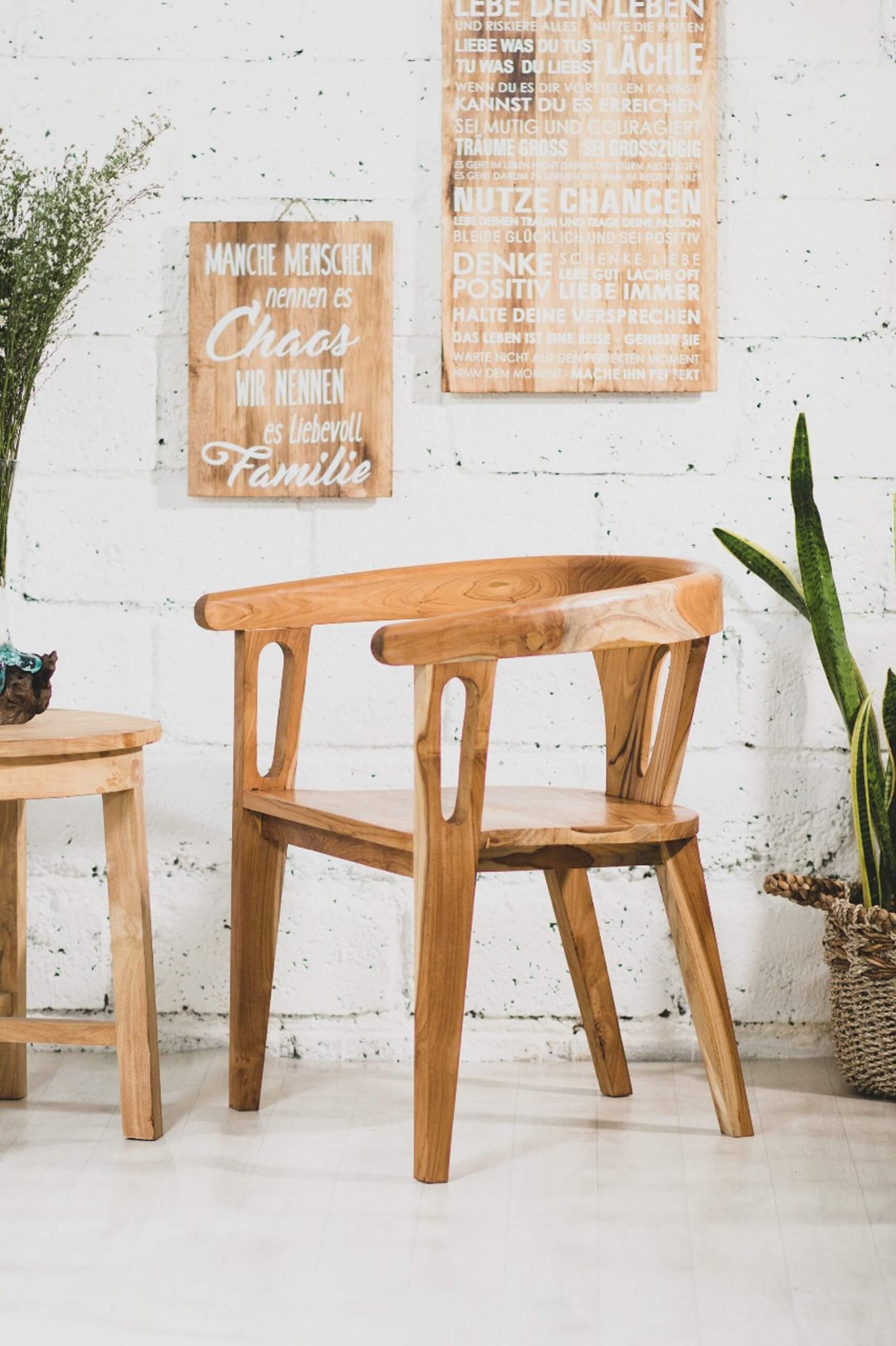 Bali Furniture – Agustino Arm Chair Without Cushion