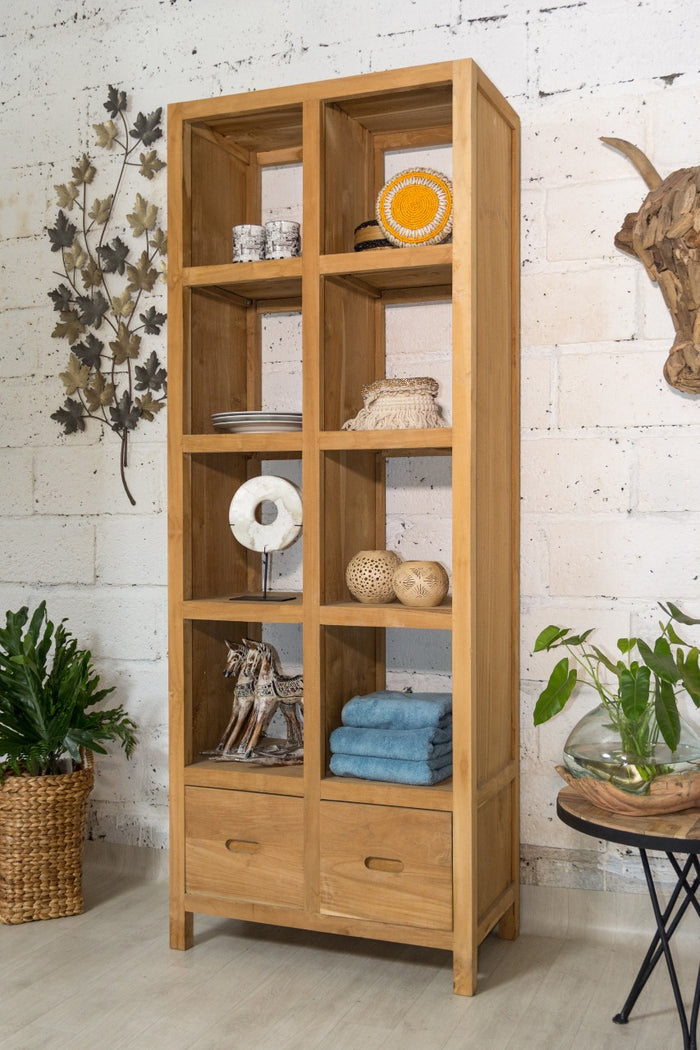 Handmade teak cabinet – the Bongo, boho furniture made in Bali