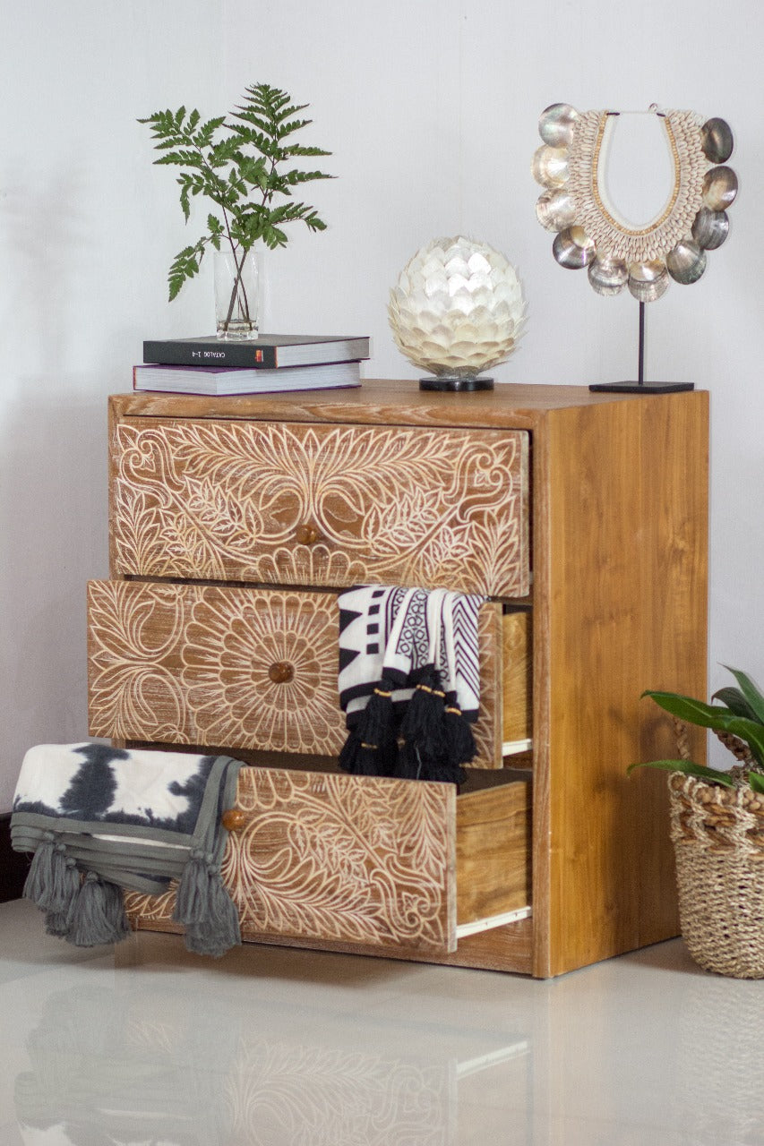 Caroline Drawers buffet by BaliSouk – boho furniture made in Bali
