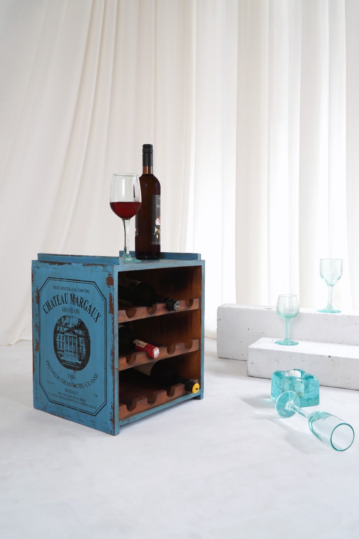 Cube Wine Holder With Letters