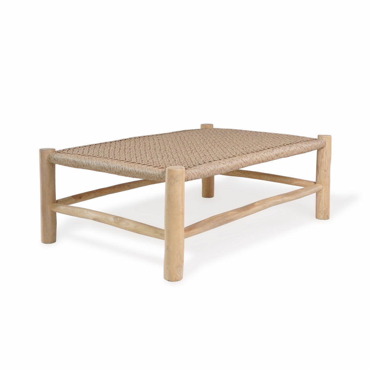 Handmade teak coffee table – the London, boho furniture made in Bali