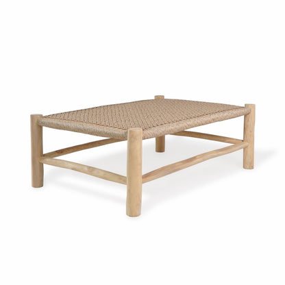 Handmade teak coffee table – the London, boho furniture made in Bali
