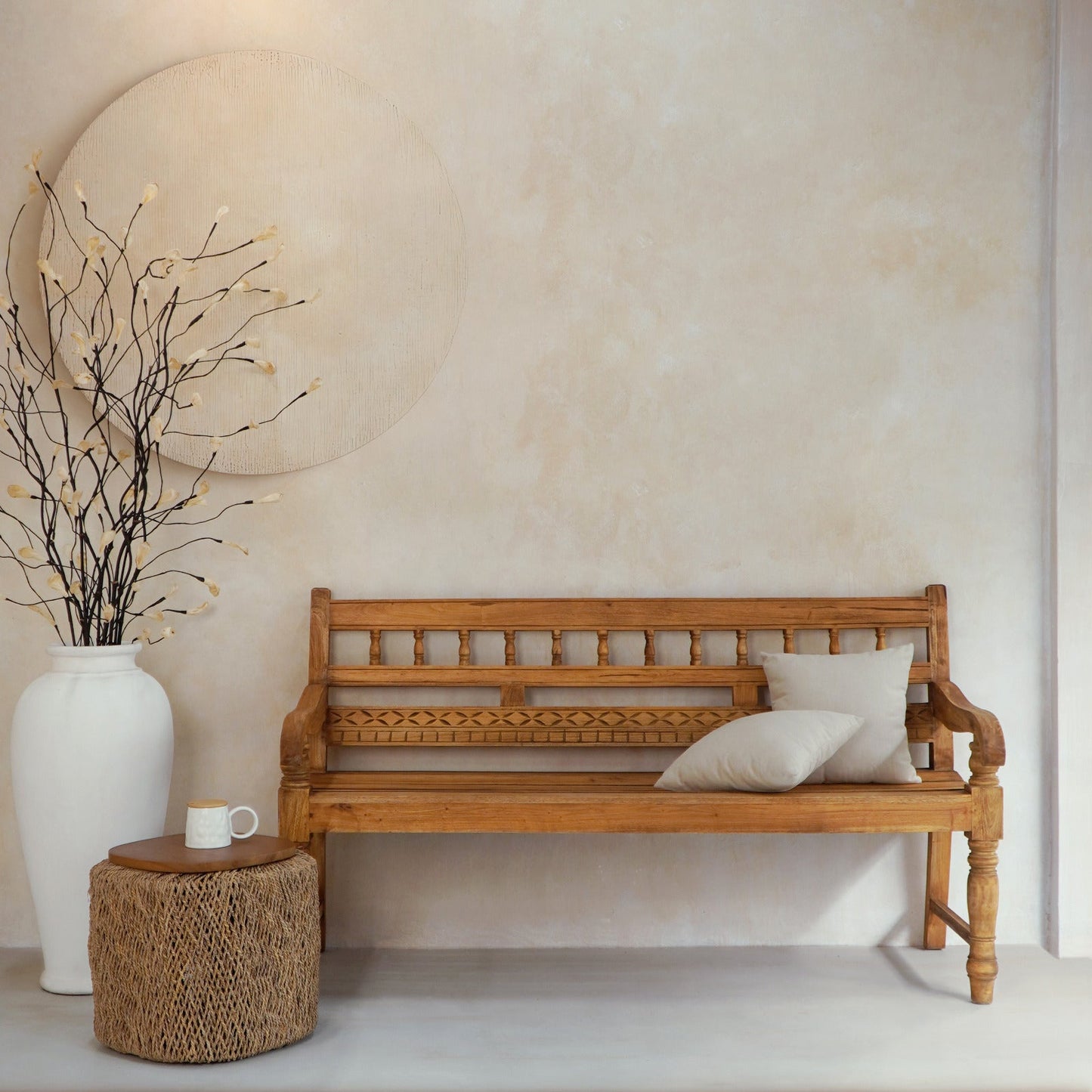 Bali Furniture – Nice Bench Three Seaters Without Cushion