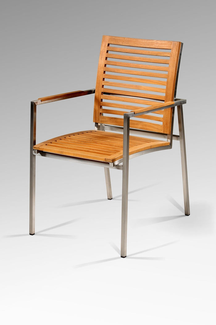 Bali Furniture – Vresto Dining Arm Chair – The Vresto Dining Arm Chair offers a cal