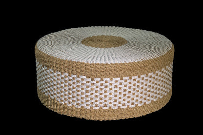 Handcrafted seagrass coffee table – Searle, boho furniture from BaliSouk