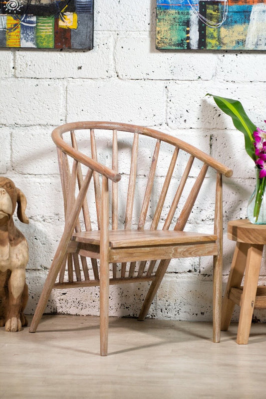 Bali Furniture – Corina Arm Chair Without Cushion – The Corina Arm Chair Without Cushion bri