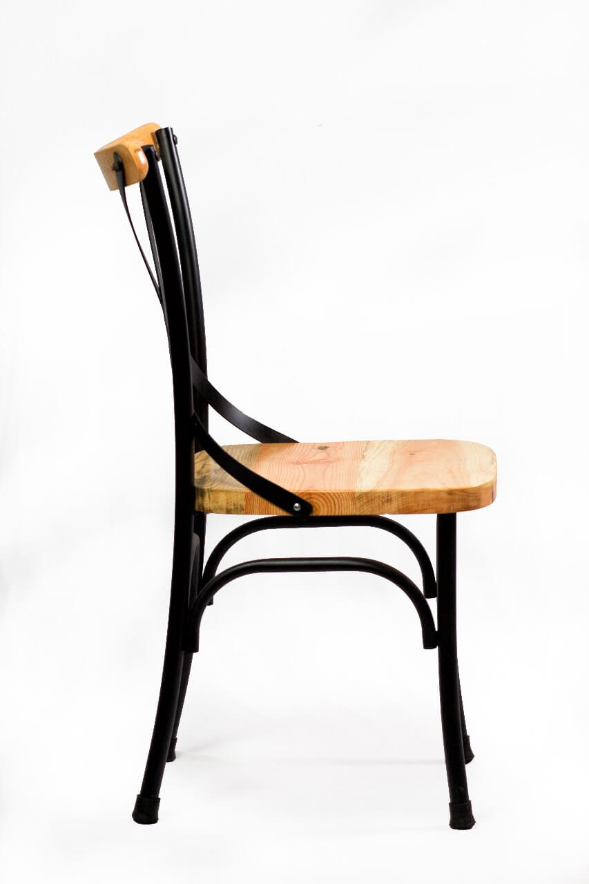 Cowboy Dining Chair Without Cushion 