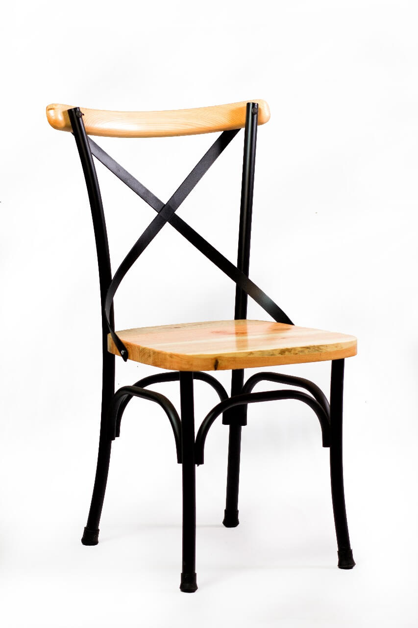 Cowboy Dining Chair Without Cushion 