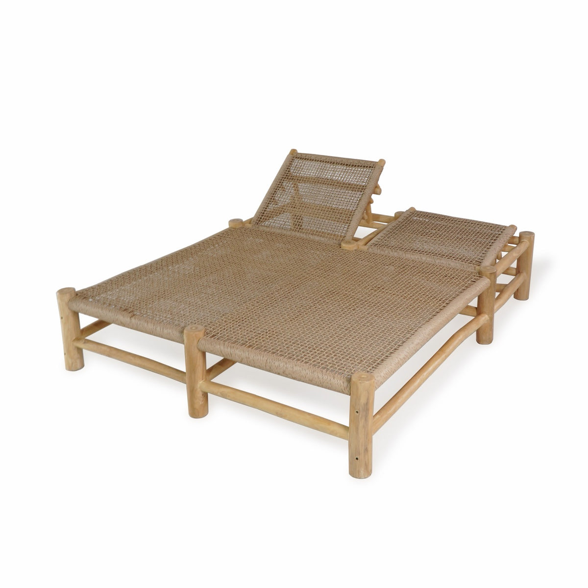 London Sunlounger – natural materials sun lounger, boho furniture from Bali