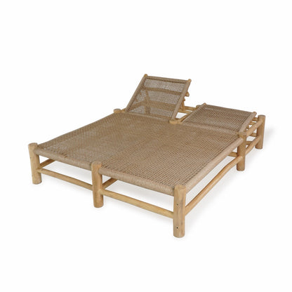 London Sunlounger – natural materials sun lounger, boho furniture from Bali