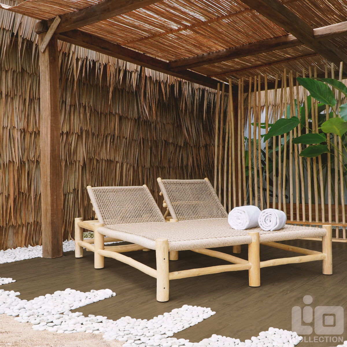 Teak sun lounger London Sunlounger – boho furniture handcrafted in Bali by BaliSouk