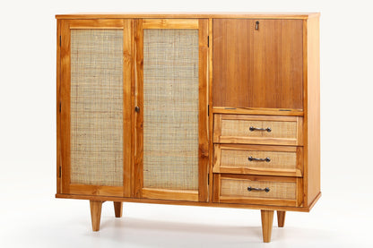 Bintang Droos Drawers – natural materials buffet, boho furniture from Bali