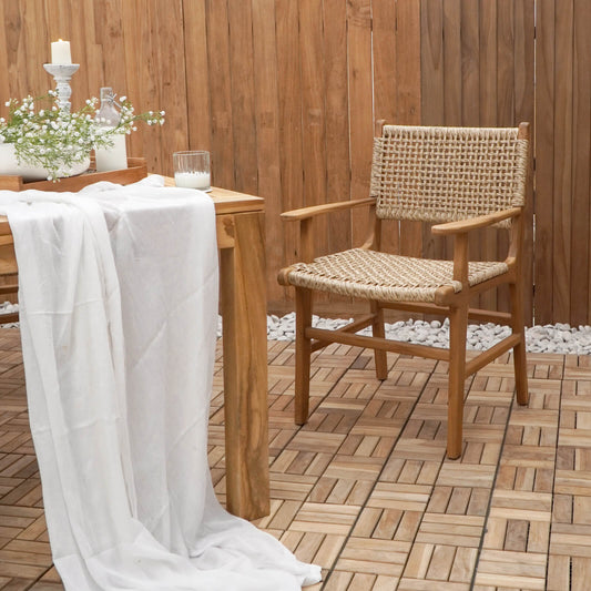 Bali Furniture – Paris Dining Armchair Without Cushion – The Paris Dining Armchair Without Cushio