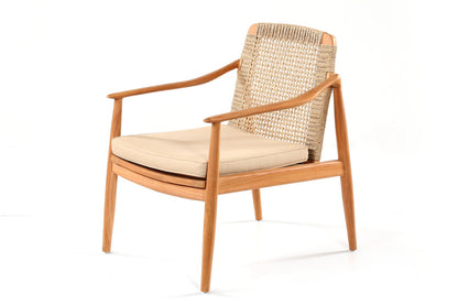 Teak armchair Paris Arm – boho furniture handcrafted in Bali by BaliSouk