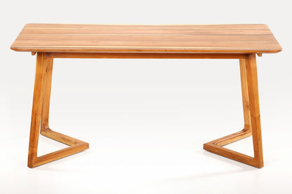 Teak dining table Carusso – boho furniture handcrafted in Bali by BaliSouk