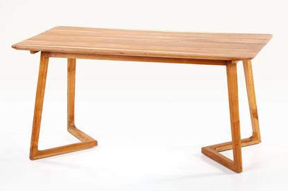 Carusso dining table, boho furniture handmade by Balinese artisans