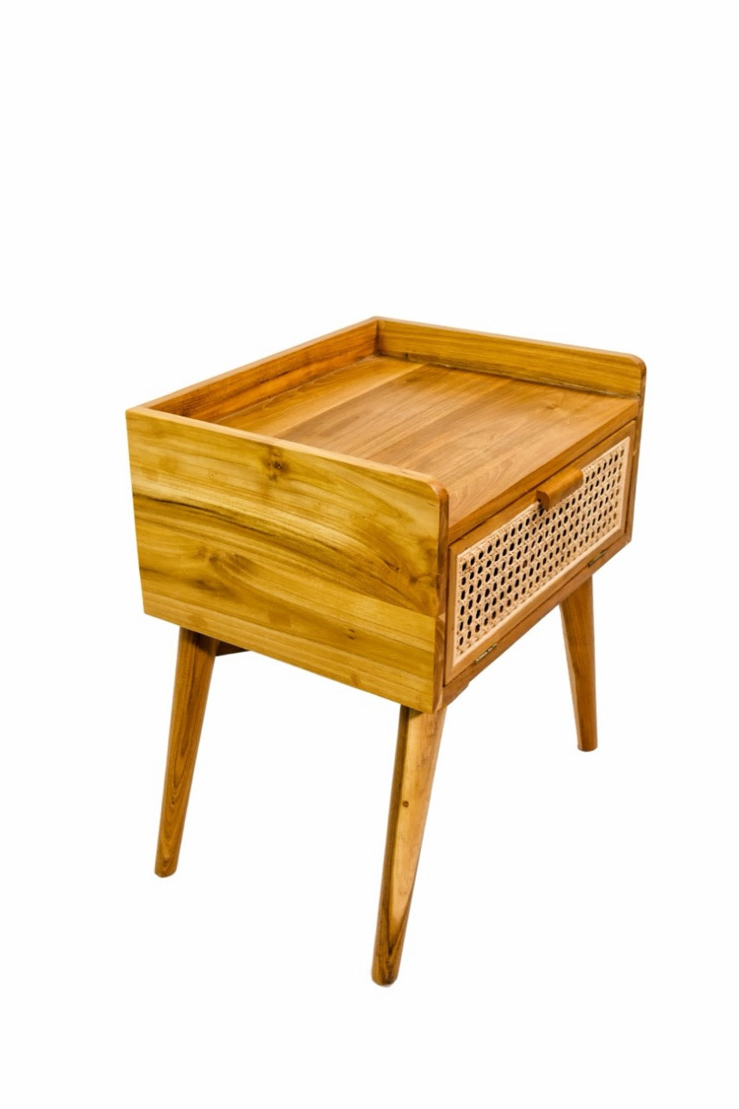 Chapung Eiffel side table, boho furniture handmade by Balinese artisans