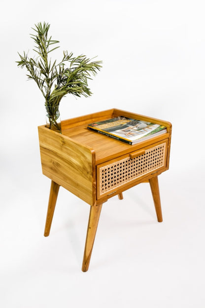 Chapung Eiffel – natural materials side table, boho furniture from Bali