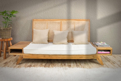 Eiffel Bench With White Cushion