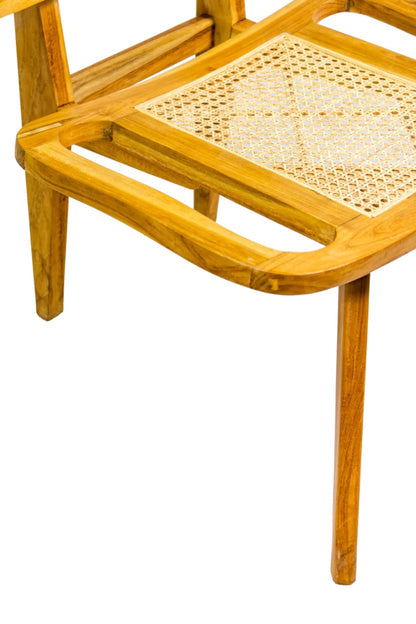 Asep chair in natural materials – handmade boho furniture from Bali