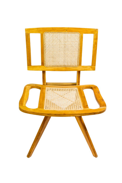Teak chair – Asep, natural natural materials in boho style